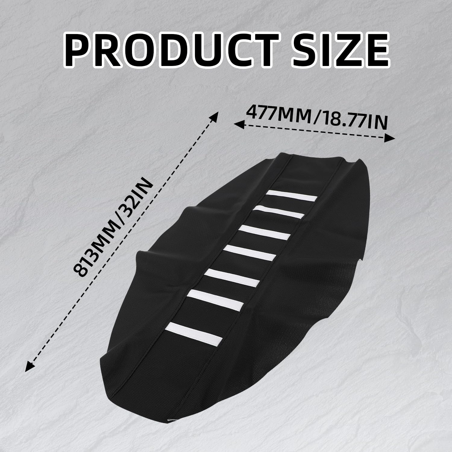 Seat Cover for Tutti Soleil 01,PVC Non-Slip Dirt Bike Cushion Cover for Tuttio Soleil01 Electric Bike Off Road-Black