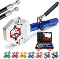 hydraulic ac hose crimper kit with 7 snap-on, main product view
