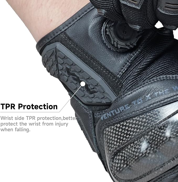 VXW High Protection Motorcycle Gloves - Image 8