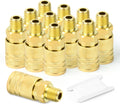 gasher 12pcs 1/4-inch male industrial coupler,1/4 inch npt, main product view