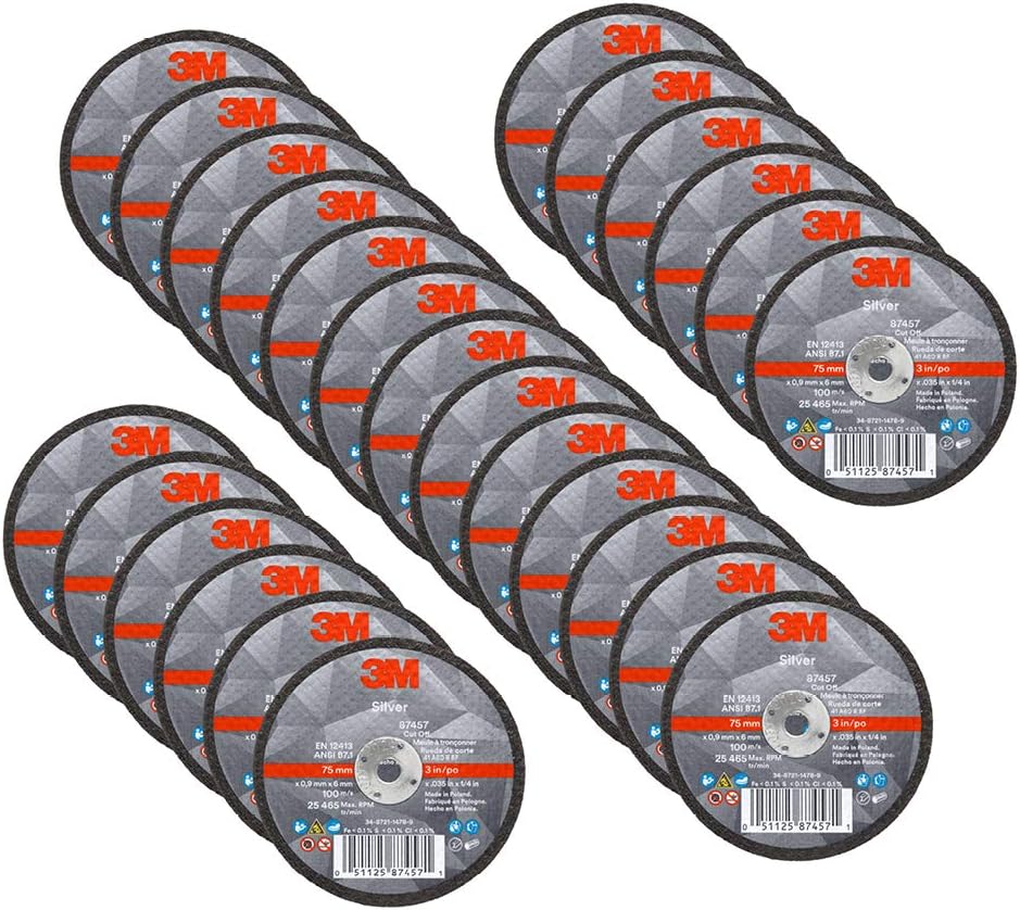 3m silver cut-off wheel, 87457, 60+, t1, 3, main product view