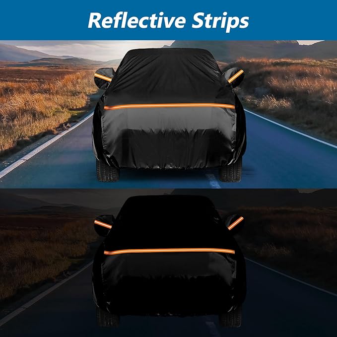 Waterproof Car Covers for Toyota Tacoma Double Cab-6ft Bed 2016-2025, - Image 6
