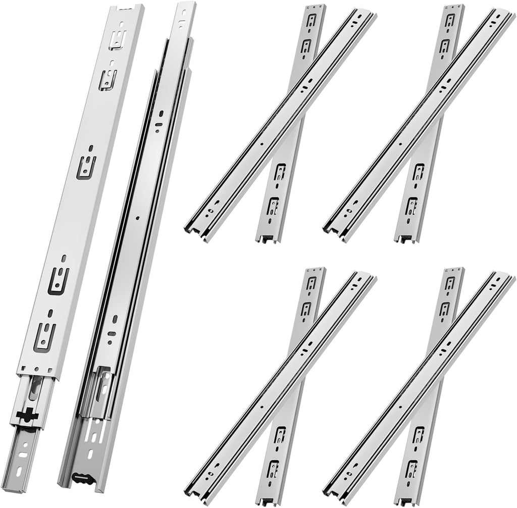 necilo 10 inch ball bearing drawer slides,100lb full, main product view