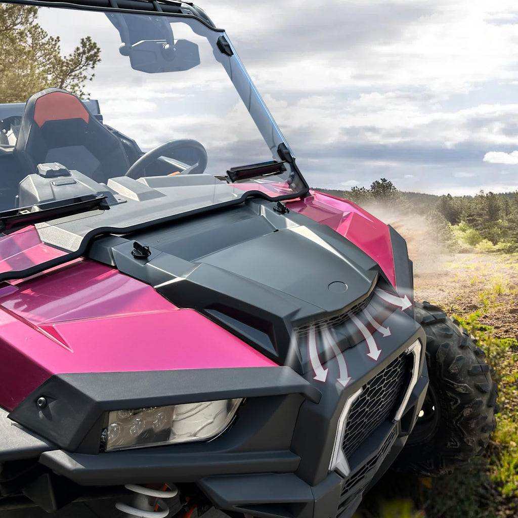 Turbo Hood for RZR XP 1000 14-18, Black Air Intake Vent Compatible with Polaris RZR XP Trail S 900 1000 S 2014-2018 Accessories Replace #2881467