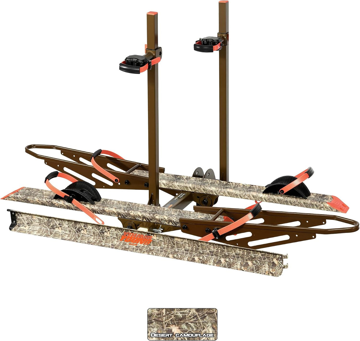 Young Bike Rack Hitch Mount for 2 E-Bikes, Fat Tire, Electric Bike Rack