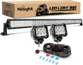 nilight - zh023 52inch spot flood combo led, main product view