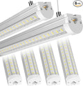 8FT U Shape 125W Integrated Tube Bright LED Light, 6500K Clear White, 20000LM by Phiwicsh