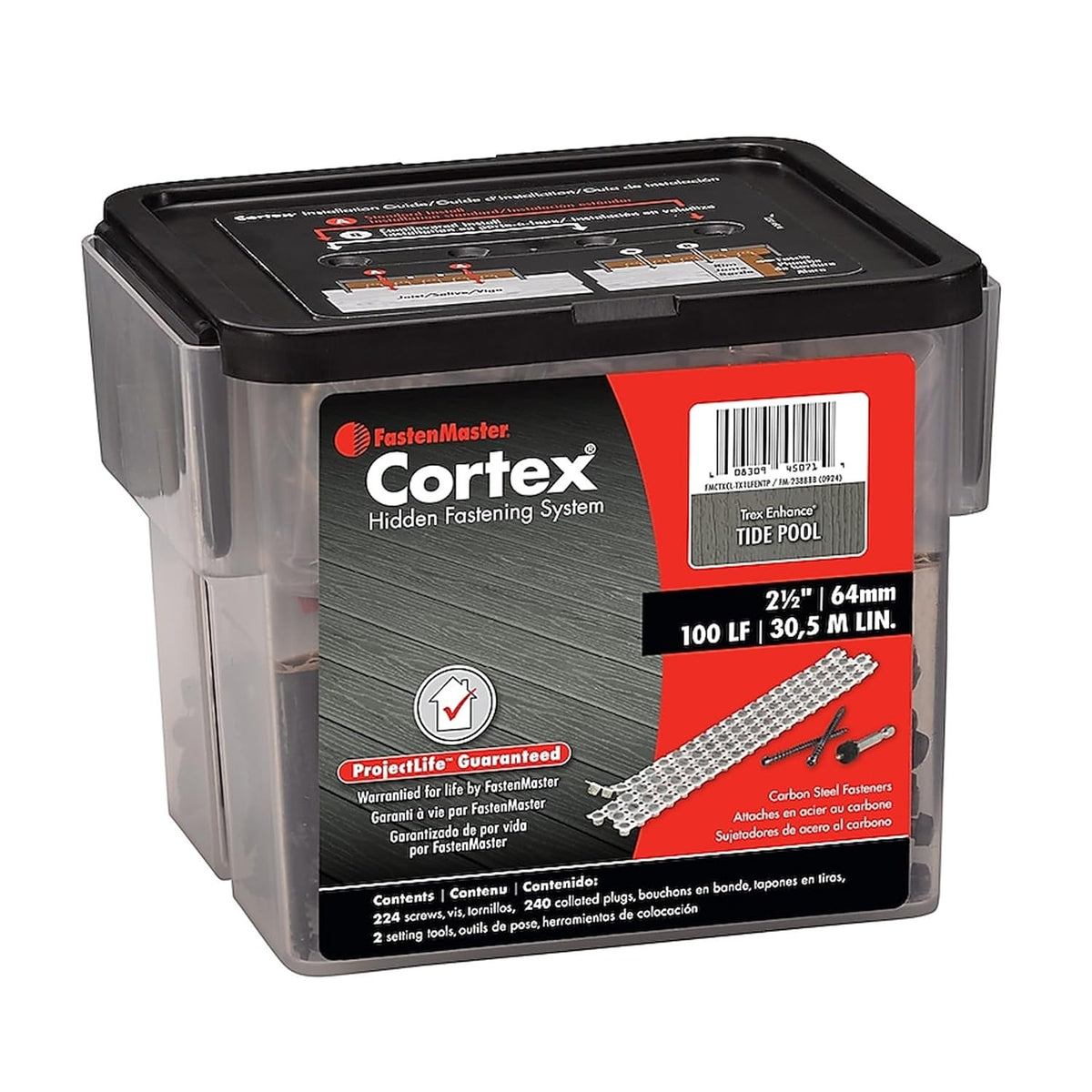 fastenmaster collated cortex hidden plug fasteners for trex, main product view