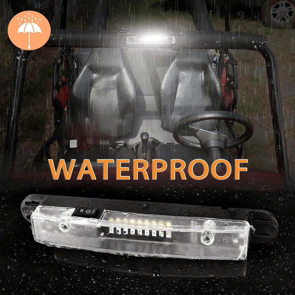 Off Road UTV Roof Light for American Landmaster L7 PRO 2021-2026, with Adjustable Strap, Work Light for Trail Riding Camping Hunting Headlight for Roll Bar