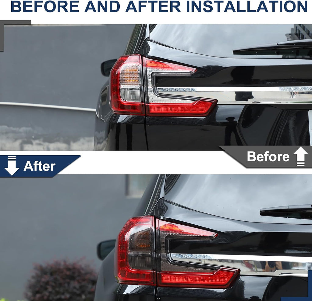 Car Tail Light Lamp Tint Film Compatible with Subaru Ascent 2023-2026,TPU Rear Light Precut Film Cover Kit Sticker Protective Exterior Accessories (Rear)