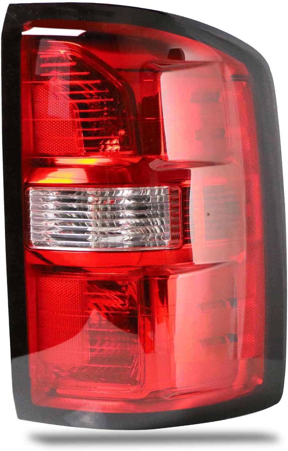 Tail Light Compatible With 2014 2015 GMC Sierra 1500 2500HD 3500HD Taillights Taillamps Brakelights with Bulbs Tailight Right Passenger Side Replace Part Number 23424738 Halogen