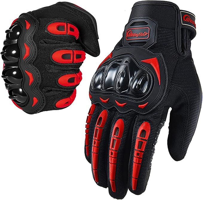 Motorcycle Gloves for Men and Women Full Finger Touchscreen Mountain Dirt Bike by BIHAIZG