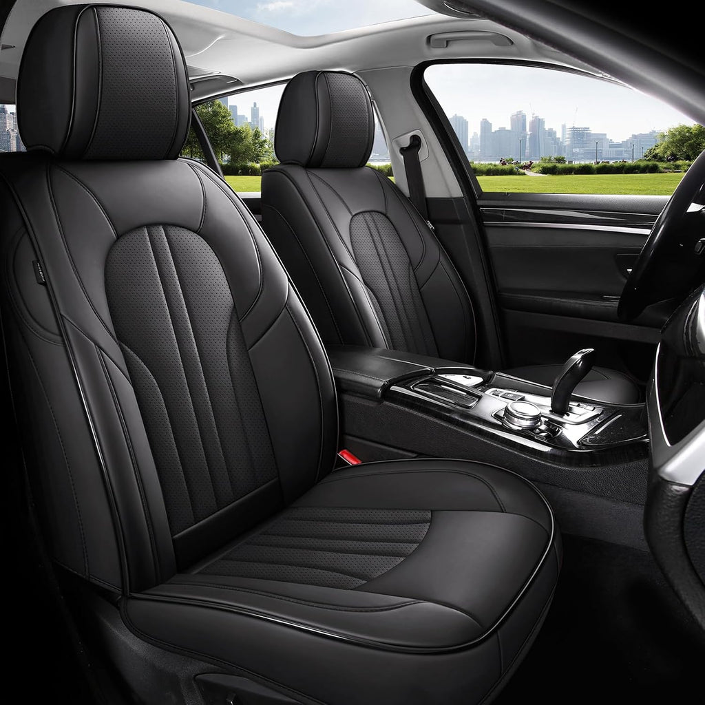 mingbron car seat cover full set, leather car shown in use