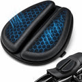 Hexrider Motorcycle Seat Cushion, 3D Honeycomb Gel Motor Seat Pad for Long Rides, Ergonomic Shock Absorption TPE Rider Cushion, Universal Non-Slip Breathable Cruiser Touring Seat Cover