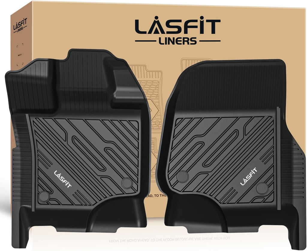 LASFIT Front Floor Mats for Ford F-150 2015-2025 | F150 Lightning 2022-2025