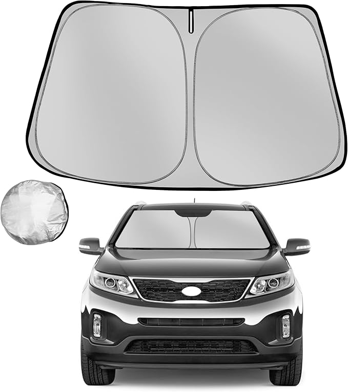 Windshield Sun Shade for 2011-2015 Kia Sorento Foldable Sun Sunshade for Car by Fonowka