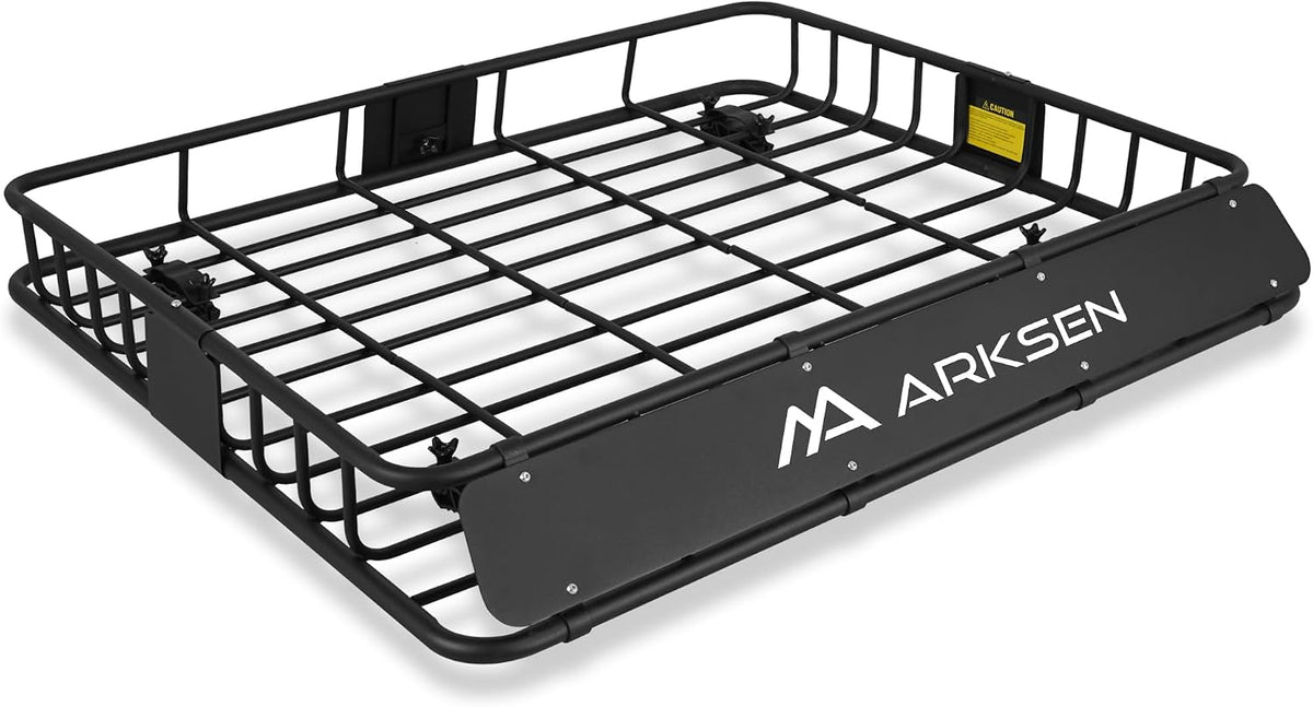 ARKSEN 43 x 50 x 6 Inch Universal Extra Wide 150LB Heavy Duty Roof Rack Cargo