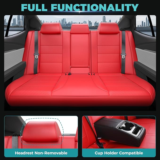 Leather Seat Covers for Toyota Camry 2025 LE SE Hybrid - Image 5