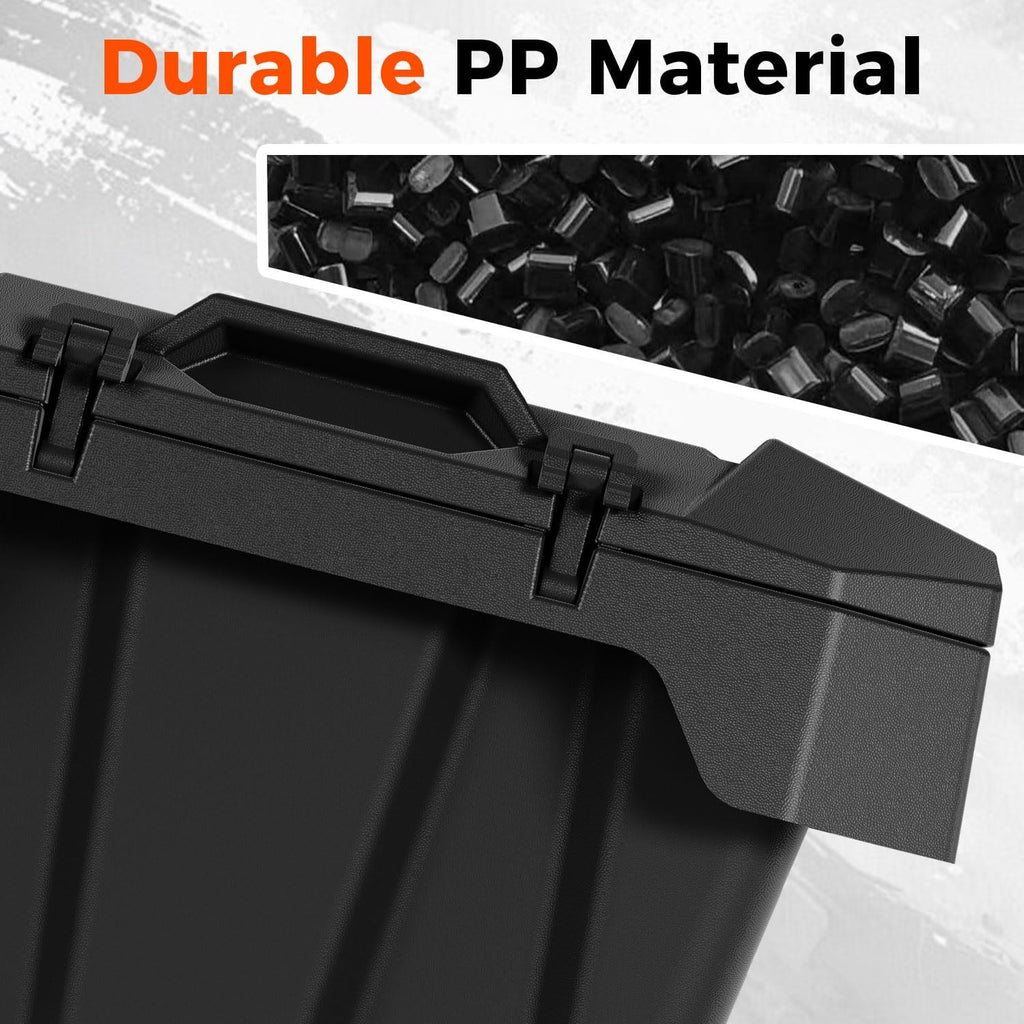 82QT Rear Cargo Storage Box for Polaris RZR XP 1000/XP 4 1000 2024+ | UTV Rear Waterproof Bin Bed Storage Box for RZR XP 1000 / XP 4 1000 Sport / Premium / Ultimate 2024/2025/2026 Accessories