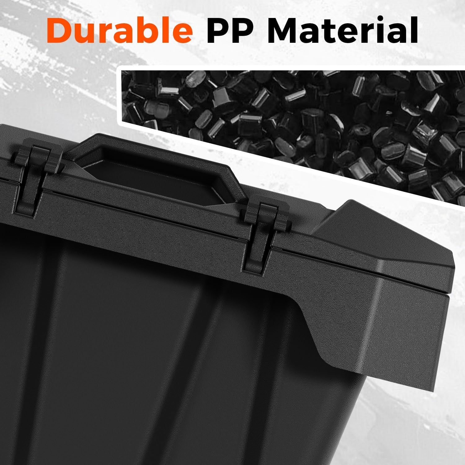 82QT Rear Cargo Storage Box for Polaris RZR XP 1000/XP 4 1000 2024+ | UTV Rear Waterproof Bin Bed Storage Box for RZR XP 1000 / XP 4 1000 Sport / Premium / Ultimate 2024/2025/2026 Accessories