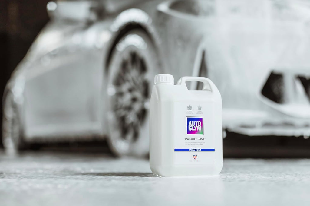 Autoglym Polar Blast, 2.5L Concentrate Extra Thick Snow Foam (15L When diluted) Softens Dirt in Advance of wash, pH Neutral Car Shampoo Suitable for All Paint Types, White