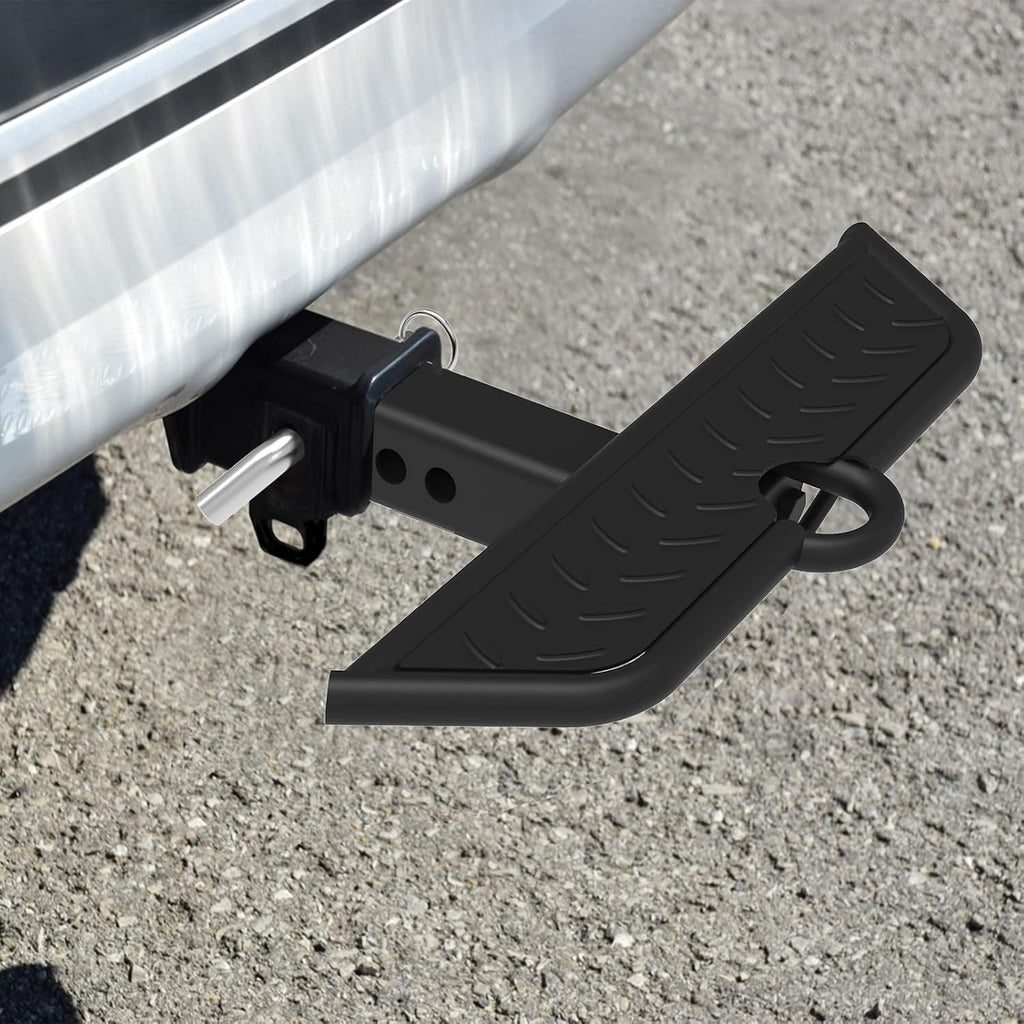 Hitch Step 2 Inch Receivers,Trailer Hitch Step for Truck,Tow,Tailgate,Pickup Truck,Hitch Bumper Guard (Black 17.3 inch)