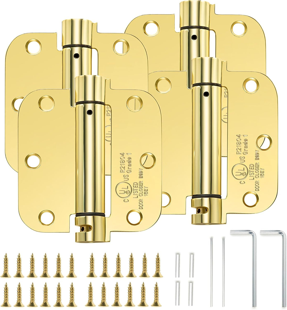 sophia 4 pack self-closing door hinge 3.5 inch, main product view