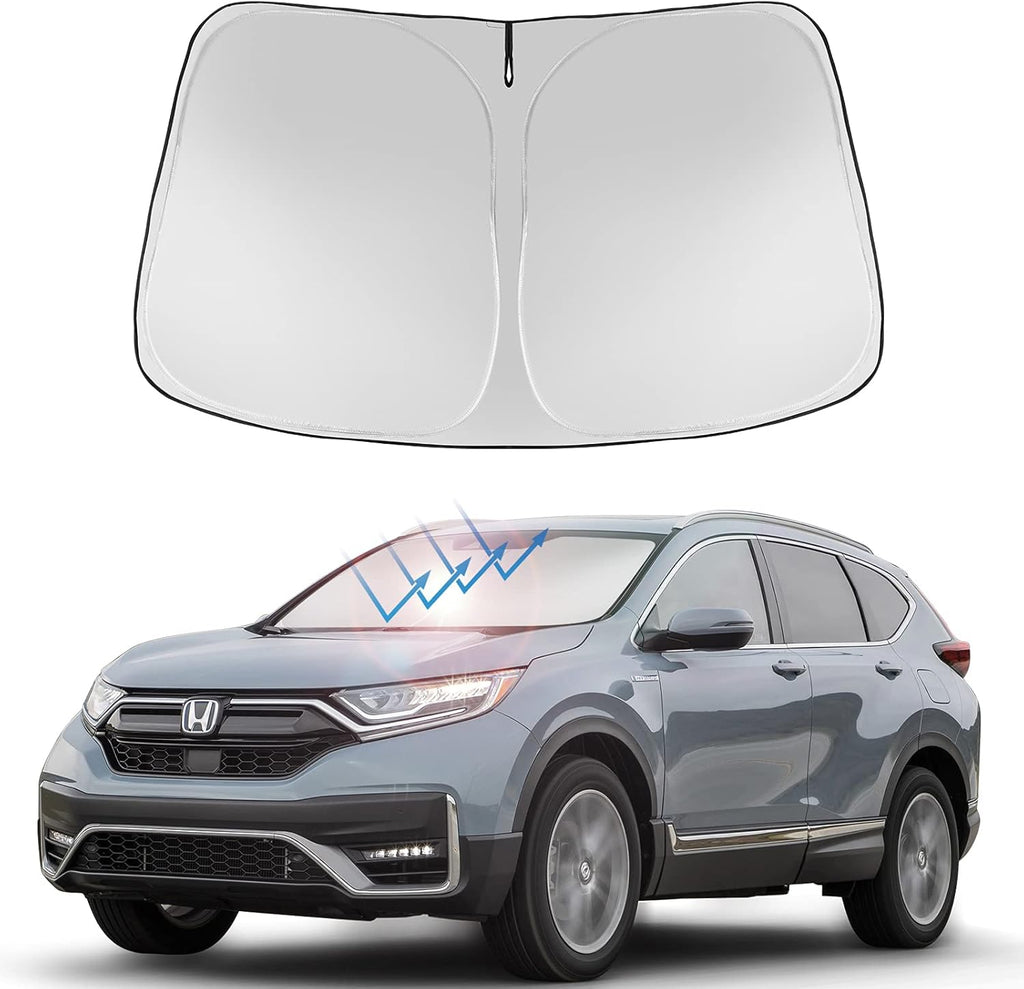 Proadsy Front Windshield Sun Shade Foldable Sunshade Protector Custom Fit 2017-2022 CRV SUV LX EX EX-L EX-L Navi Touring Accessories 2026 Upgrade