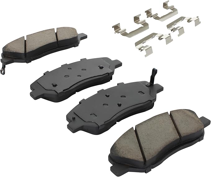Premium Semi-Metallic Front Brake Pads Compatible - Image 2