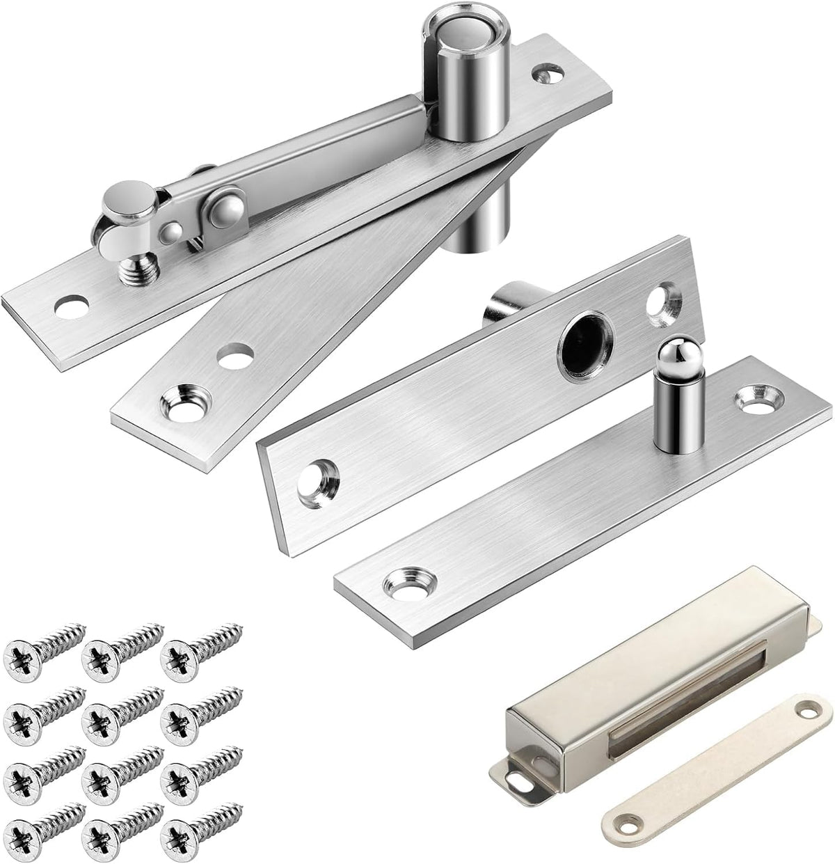 heavy duty pivot hinge set with magnetic door, main product view