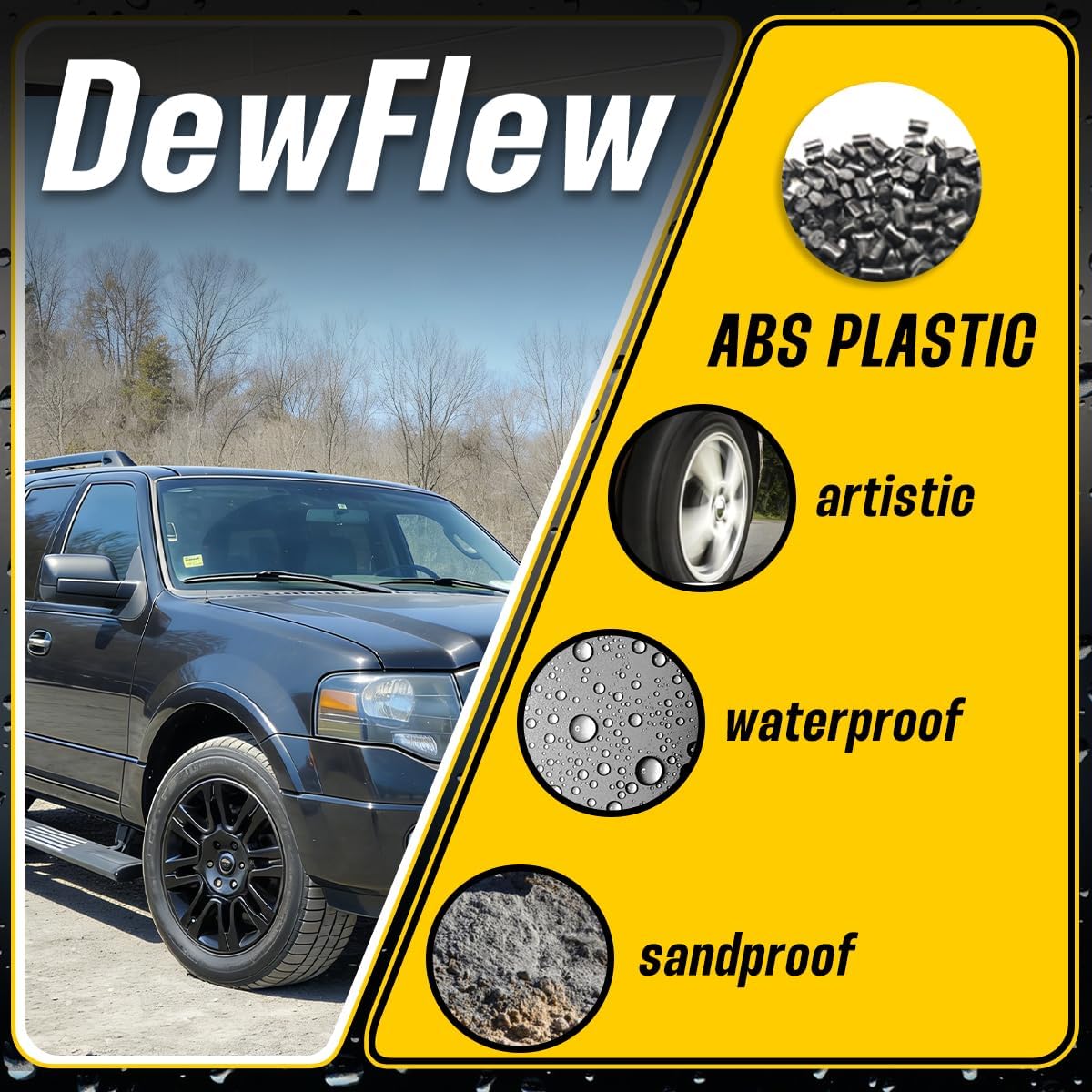 4Pcs Wheel Center Cap for 2009-2014 F150 2010-2014 Expedition Wheel Rim 181.6mm(7.15in) Gloss Black Hub Cap Wheel Cover
