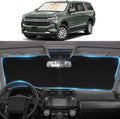 Windshield Sun Shade Sunshade for 2021-2023 2024 2025 Chevrolet Chevy Suburban by SLOGENTO