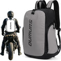 Oumurs Reflective Backpack 1800D Water-resistant Oxford Cloth Backpack Laptop Backpack for Motorcycle, Travel, Cycling, Work, Sport, Hiking, Gym, Black
