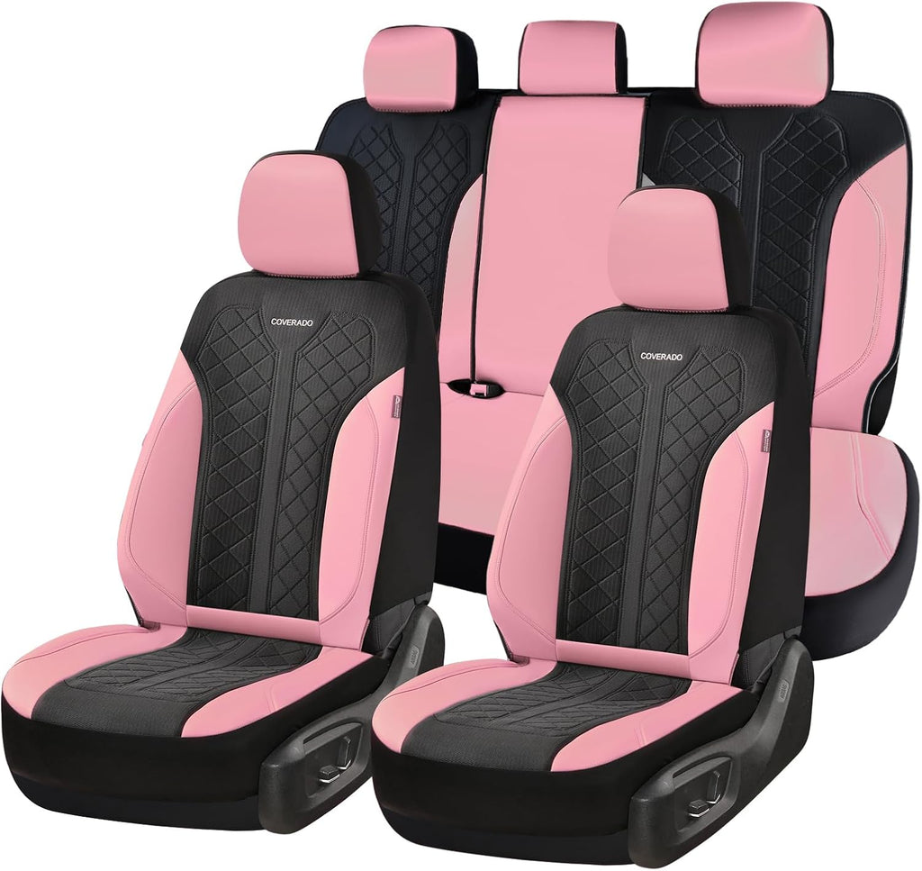 coverado automotive seat covers full set, luxury car, main product view