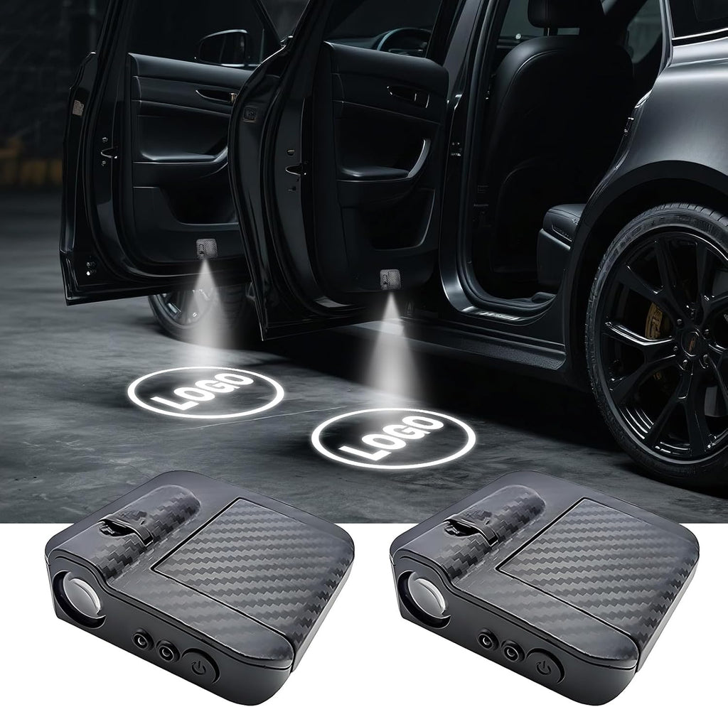 2PCS Custom Car Door Projector Lights Personalized Logo LED Car Door Step Welcome Light Customized Photo Text