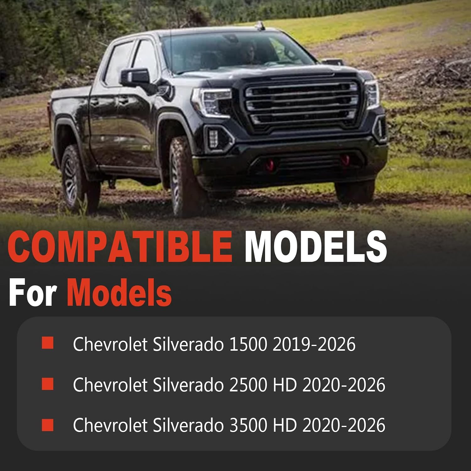 Auxiliary Tailgate Step Handle Compatible with Chevrolet GMC Sierra | Compatible with Chevy Silverado GMC Sierra 1500 2500HD 3500HD 2019 2020 2021 2022 2023 2024 2025 2026 Bed Grab Assist Handle