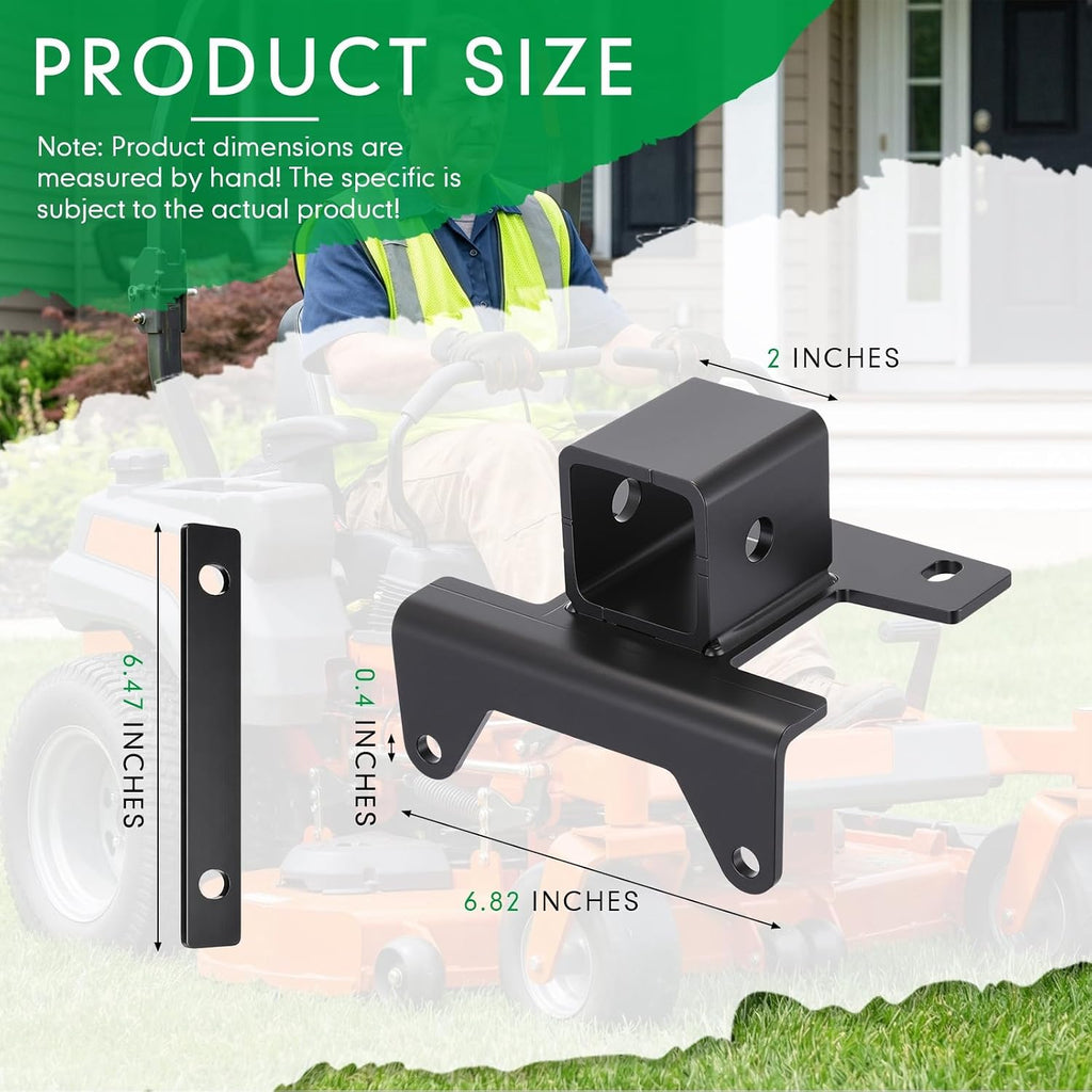 Timtin 093-1140-00 2" Front Hitch Receiver Bracket Receiver Mount Compatible with Maverick Lawn Mowers from 2021 to Present