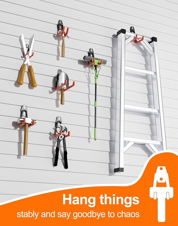 QcoQce 12 Pack Garage Hooks Heavy Duty, Utility Wall Mount Hooks - Image 5