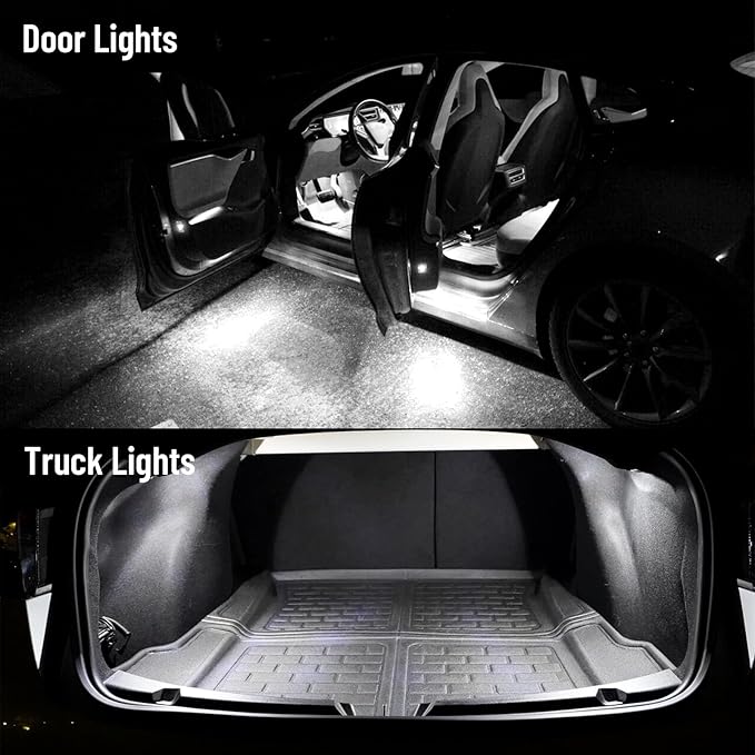 8 Piece CooL White LED Interior Lights Kit - Image 4