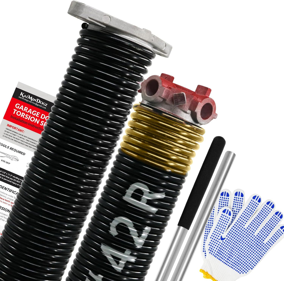 Pair of 1.75" Garage Door Torsion Springs Set