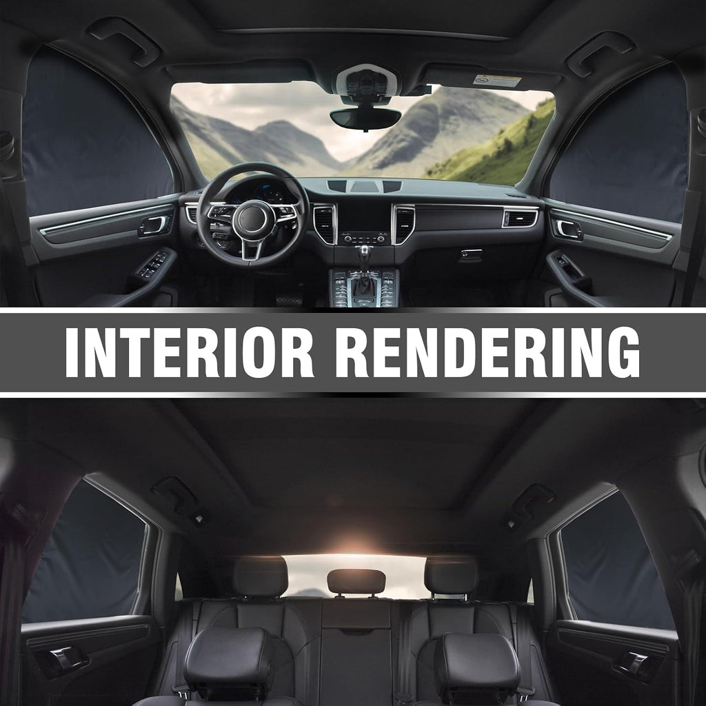 for RAV4 2013-2018 Car Window Sun Shade, Automobile Sunshade Covers for Front and Rear Windows