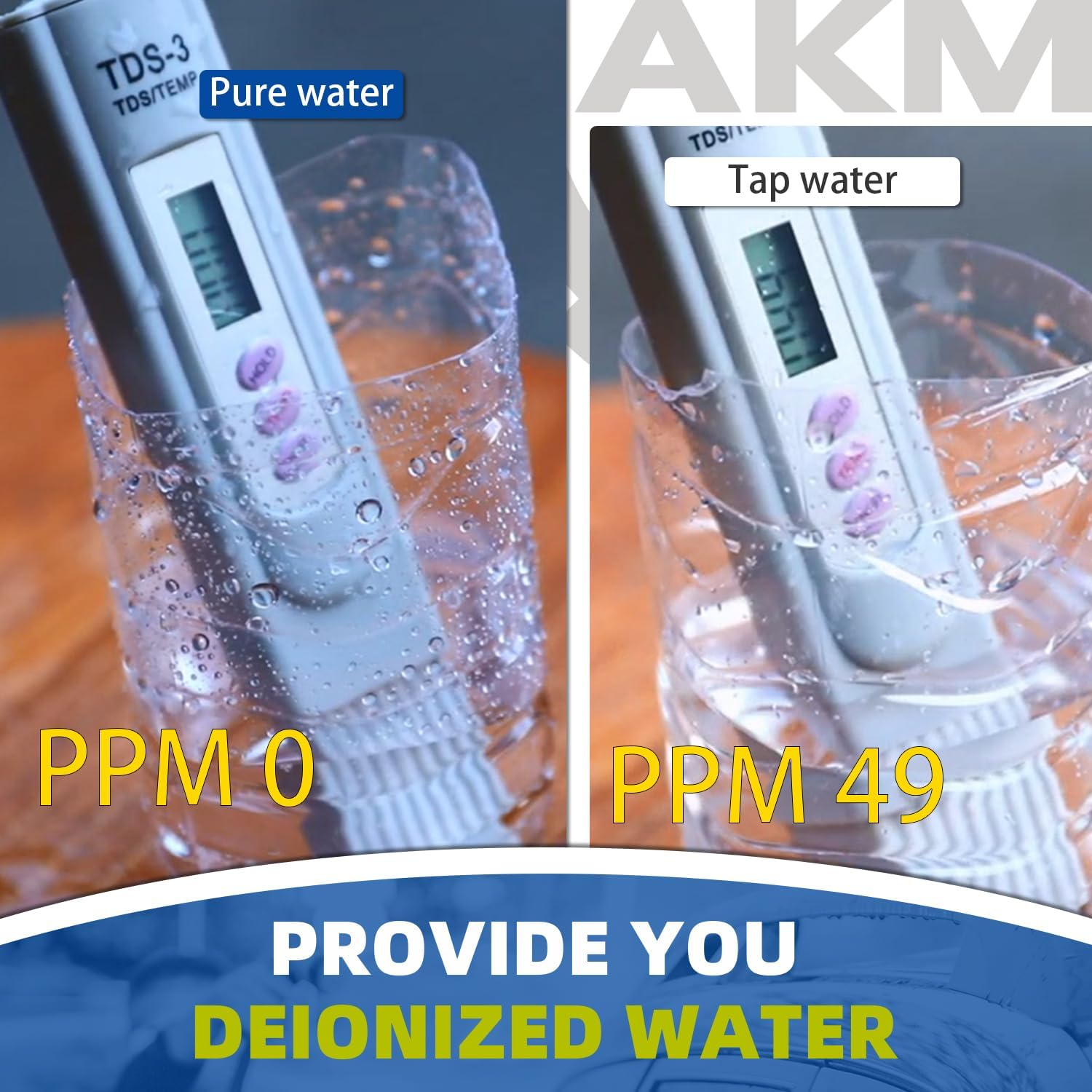 AKM Mixed Bed Deionized Di Resin Filter Fill, Use for Spotless Car Wash System Filter Change, 10 Liters(5 Liters x 2)