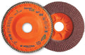 walter enduro-flex™ stainless flap disc, ceramic abrasive, spin-on, main product view