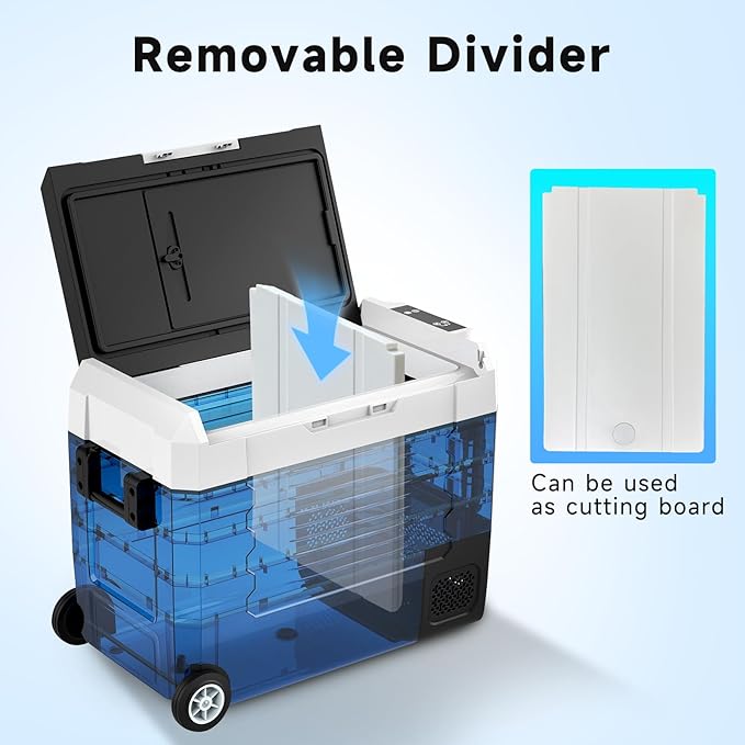 SubSun12V Cooler Car Fridge, 48QT -4℉~68℉ Fast Cooling Car Refrigerator - Image 3