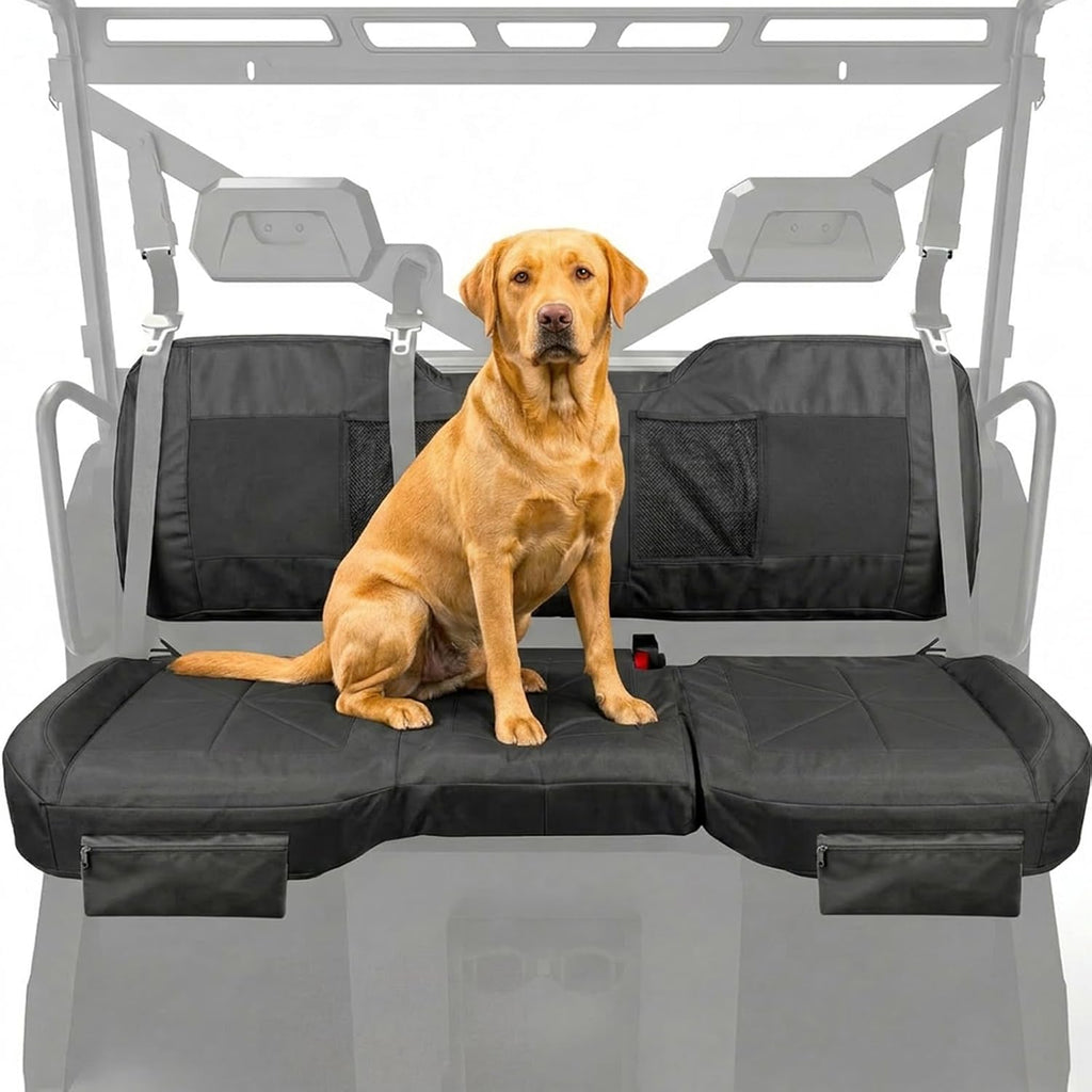 YMU Ranger Seat Covers with Storage Mesh Net, UTV Seat Covers Compatible with Polaris Ranger 1000 2020-2026, Polaris Ranger XP 1000 2017-2021