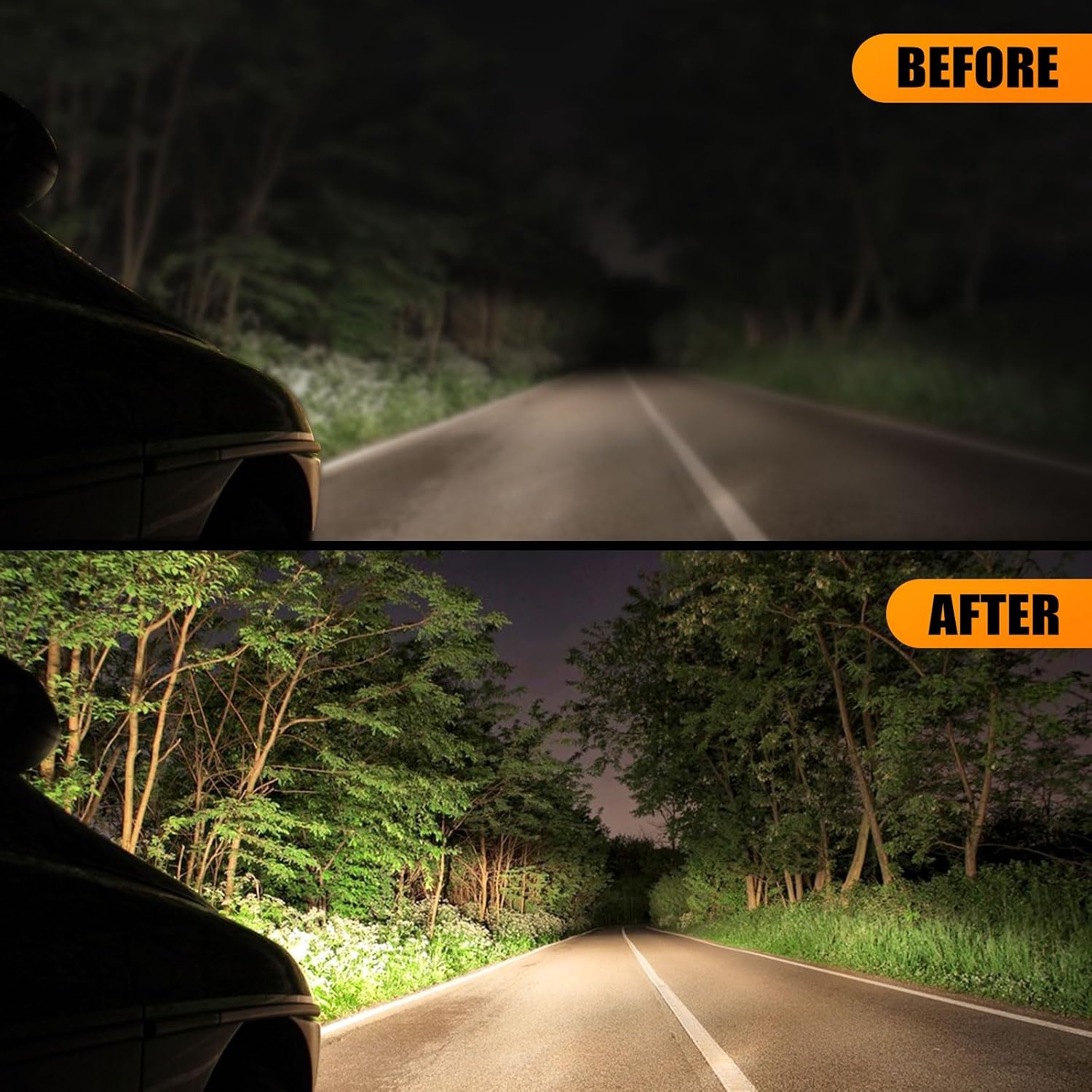 POLIWELL Headlight Restoration Kit 3 Easy Steps to Restore Sun Damaged Headlights Polish Headlights Lens Restore Cleaner DIY Polishing, Sanding Discs, Scouring Pads for Electric Drill, Total 24Pack