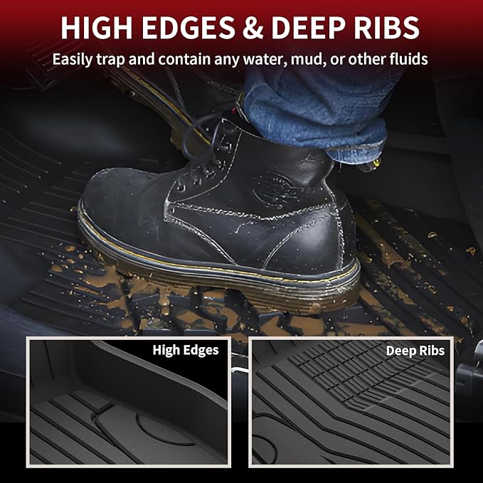 LASFIT Floor Mats for Mercedes Benz GLB 250/35 AMG 2025 2024 2023 2022 2021 2020 - Image 3