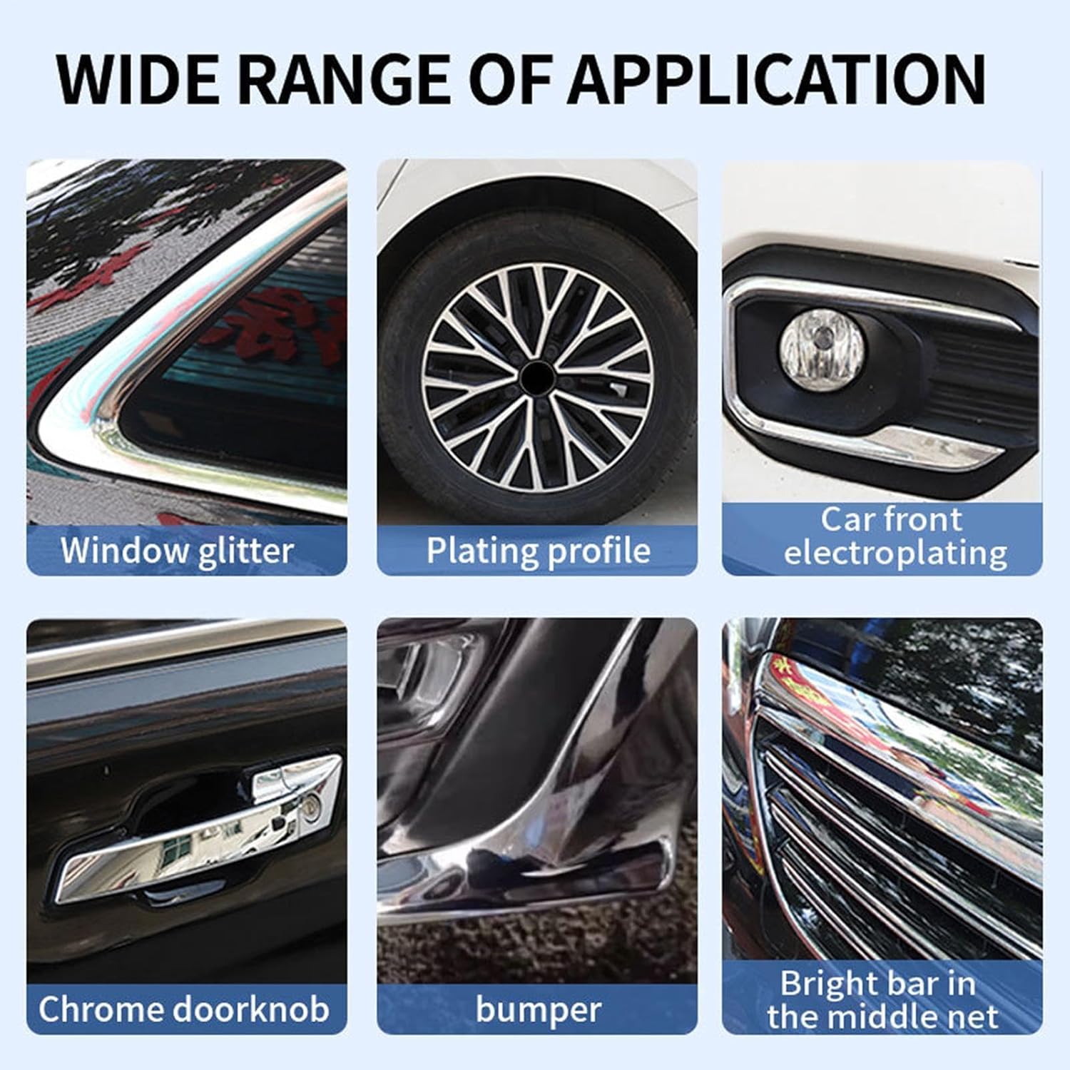 Chrome Polished Scratch Remover, 100g Reconditioning Paste with Repair Wax, Aluminum and Stainless Steel Cleaning Agent for Vehicle, Home, Garage, Workshop Use