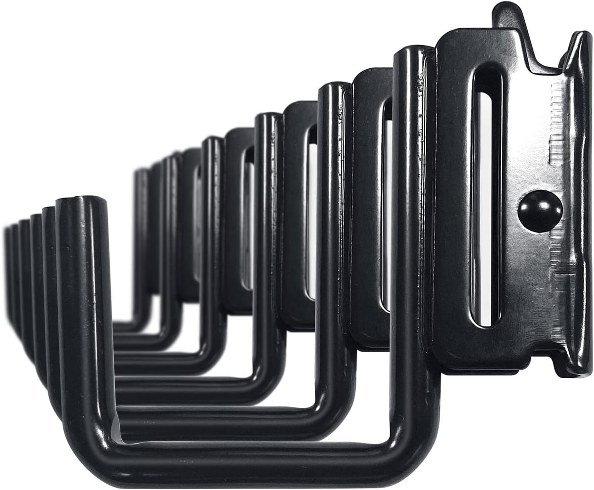 12PCS E Track J Hooks Heavy Duty E Track X Track Steel Hanger, Spring Fitting E
