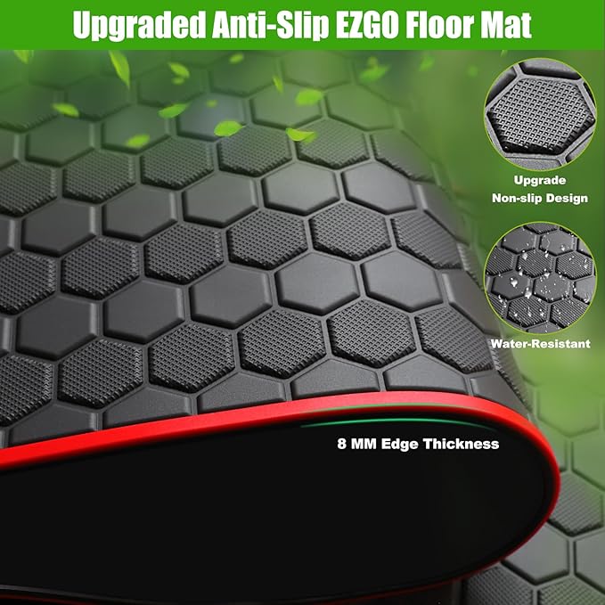EZGO TXT Golf Cart Full Coverage Floor Liner Mat, fits EZGO TXT, Express S4 - Image 3